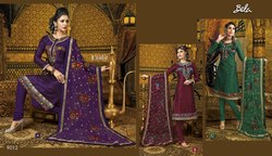 Cottan Chanderi Designer Suit