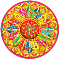 Printed Rangoli