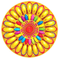 Sticker Rangoli